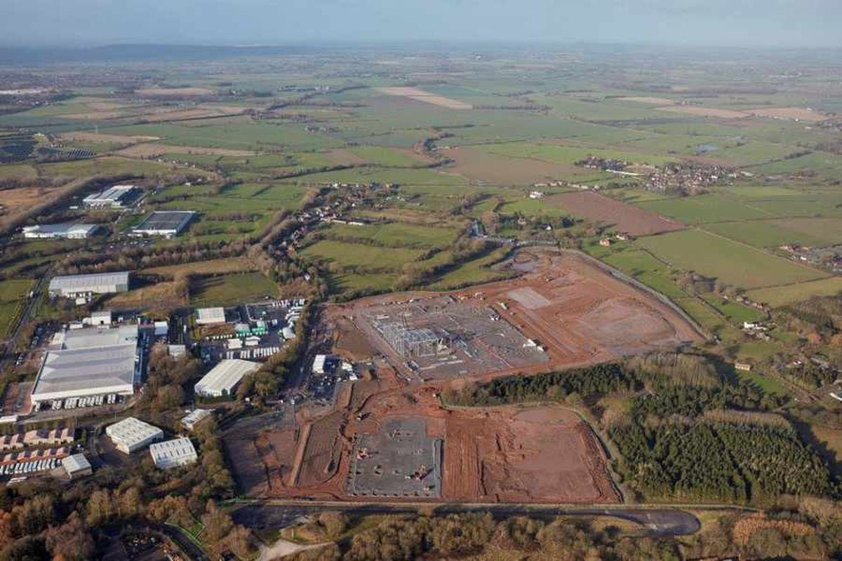 PICTURED: Giant MoD Donnington buildings take shape