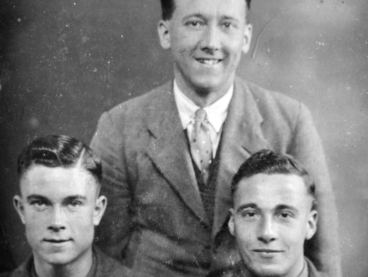 Gordon Richards, Reg Oliver, and John Latham in the late 1940s.