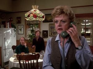 Dame Angela Lansbury as the iconic Jessica Fletcher in Murder, She Wrote