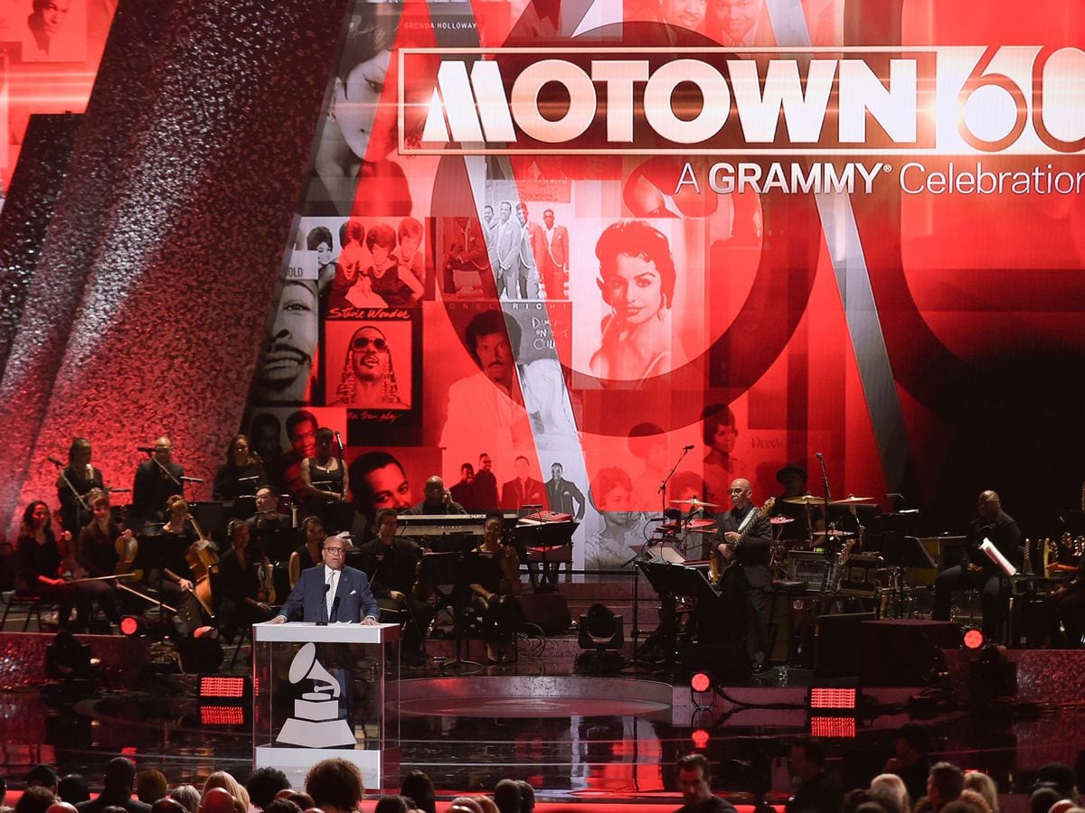 Berry Gordy speaks onstage during Motown 60: A Grammy Celebration at the Microsoft Theatre in Los Angeles (Richard Shotwell/AP)