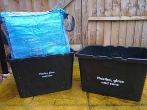 Recycling in Shropshire is currently collected in black boxes