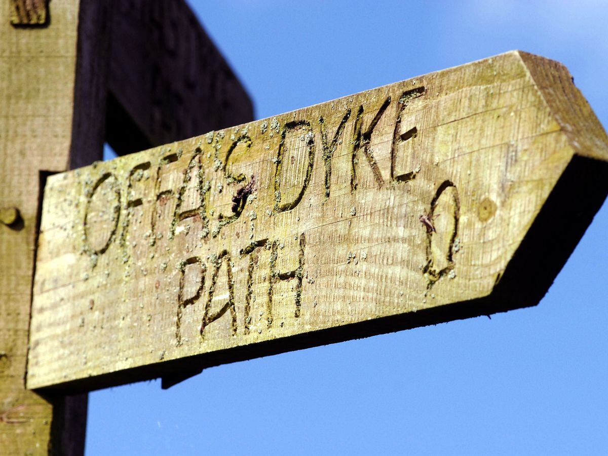 Offa's Dyke path.
