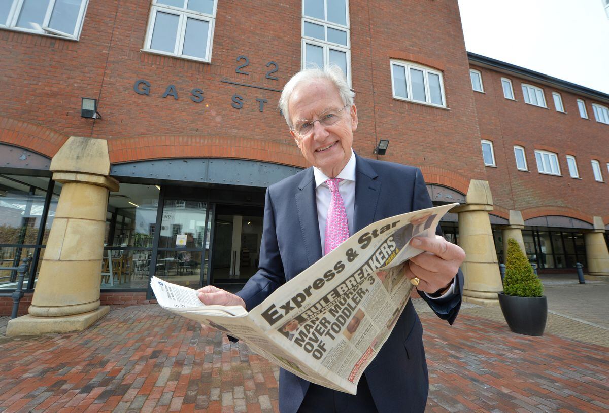 Bob reads about his retirement in the Express & Star