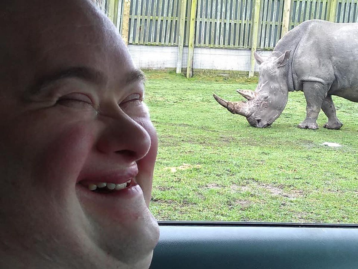 David and rhino pal
