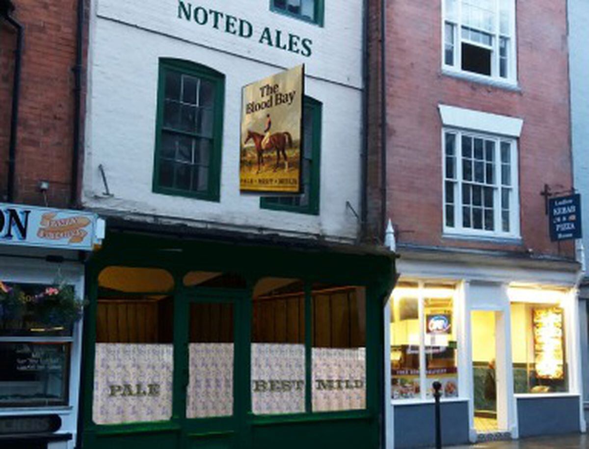 An artist's impression of how the Victorian-style pub would look on Ludlow's High Street
