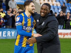 Luke Leahy and Christian Saydee led the Shrewsbury Town player ratings, while Chey Dunkley was a tower of strength at the heart of Salop’s defence (AMA)