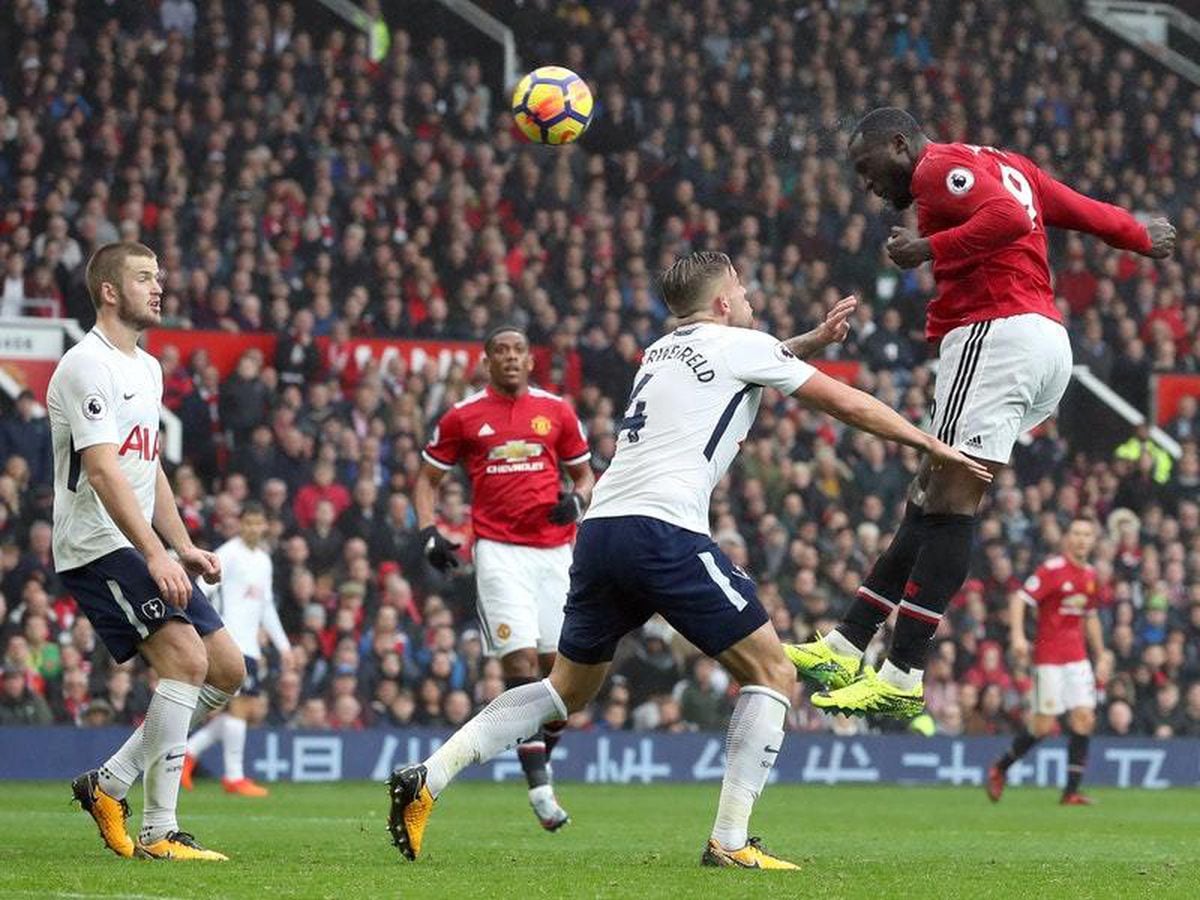Romelu Lukaku will be hoping to guide Manchester United to victory over Tottenham on Monday.