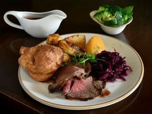 A roast beef Sunday lunch. 