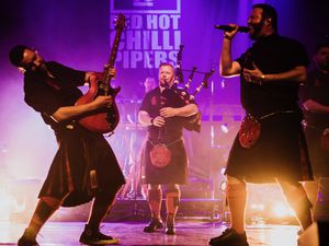 The Red Hot Chilli Pipers have been added to the line-up for Shrewsbury Folk Festival