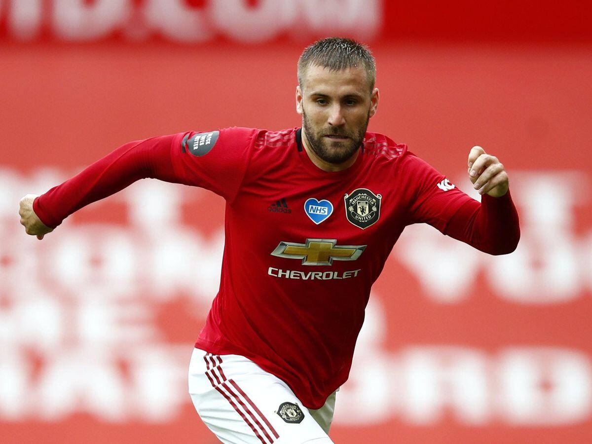 Manchester United left-back Luke Shaw has been ruled out for at least a month with a hamstring injury