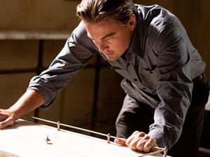 Leonardo DiCaprio as Dominic Cobb in Christopher Nolan's Inception