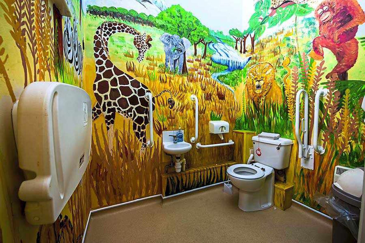 Zoo-loo! Shropshire train station's toilet far from bog standard