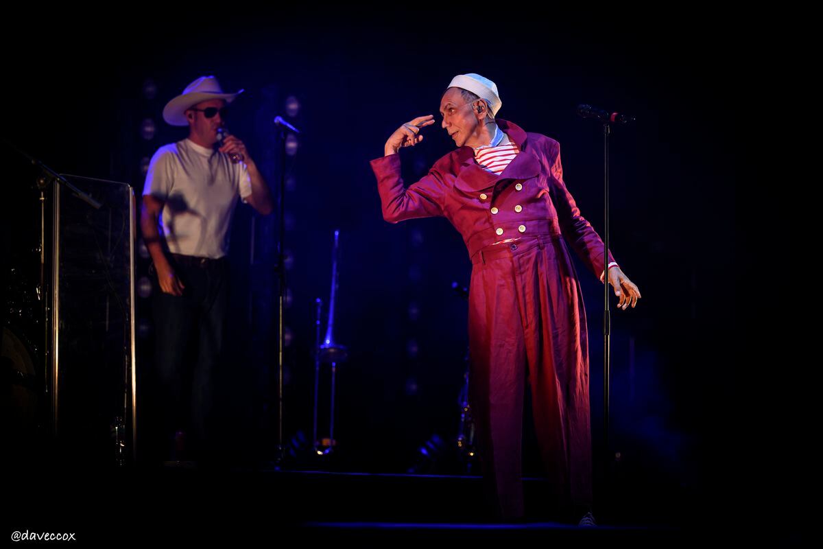 ‎Kevin Rowland on stage with Dexys at The Halls, Wolverhampton. Photo: Dave Cox Photography.