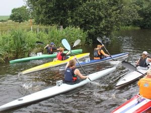 Just some of the craft available at Shropshire paddlesports