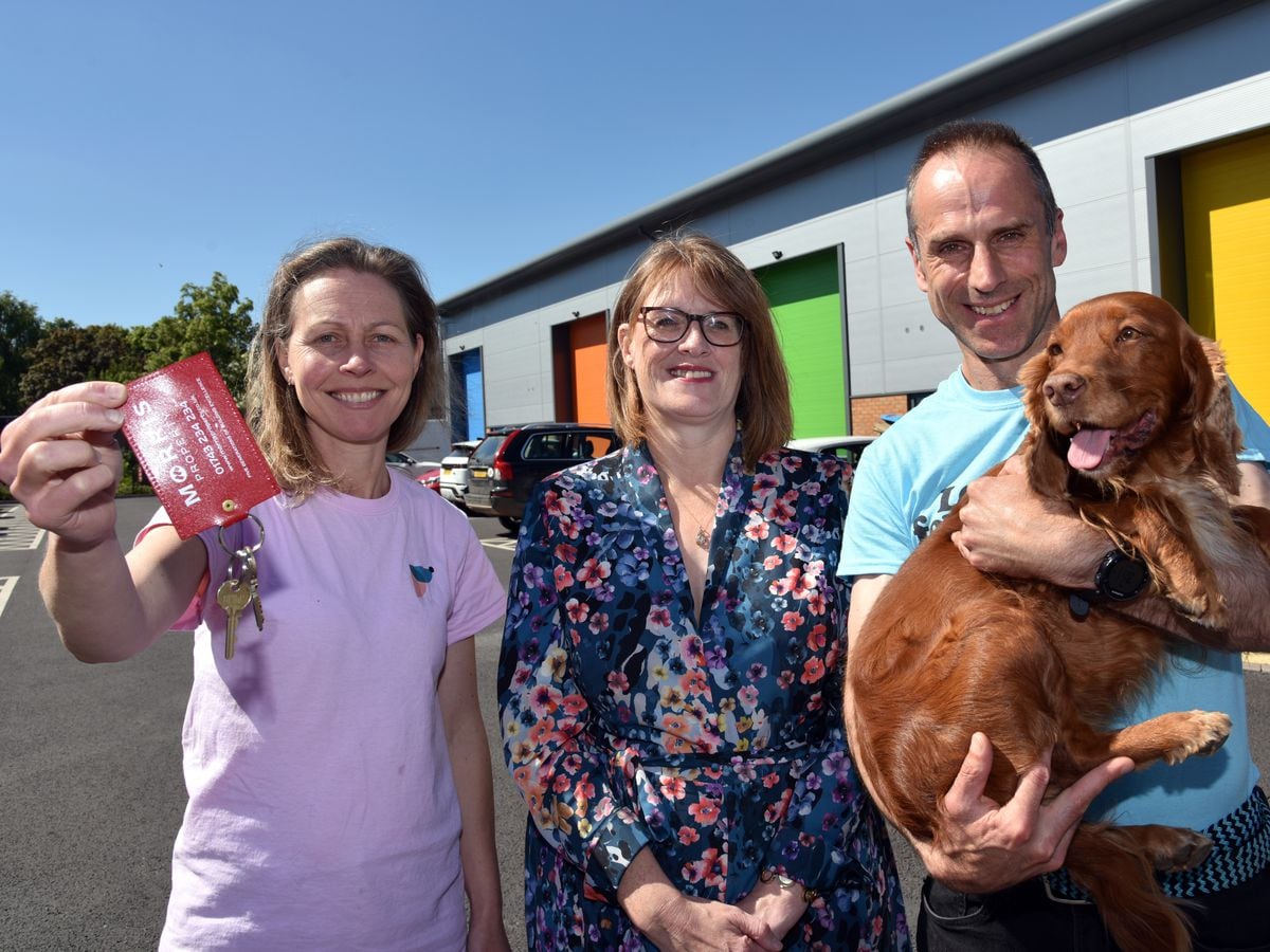 Different Dog co-founders Charlie and Alex Thurstan with Liz Lowe, centre