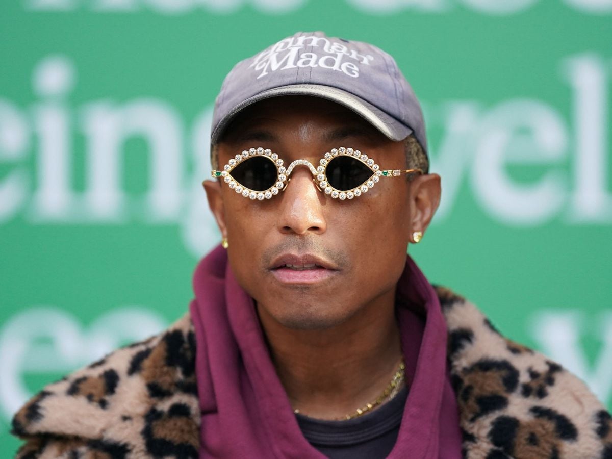 Pharrell Williams, Lewis Hamilton and Alicia Keys appear at Moncler ...