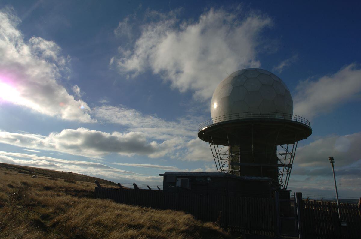 The equipment is linked to a national radar network.