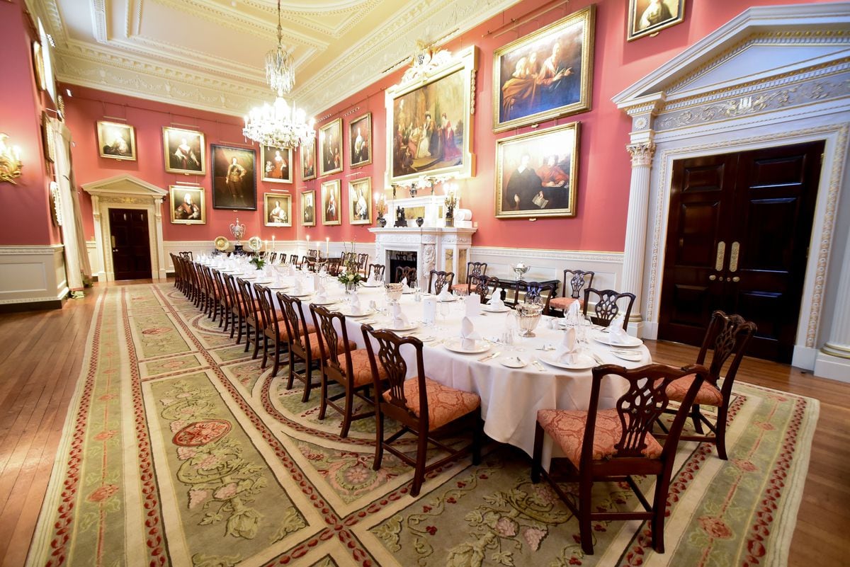 Weston Park's renovated dining room