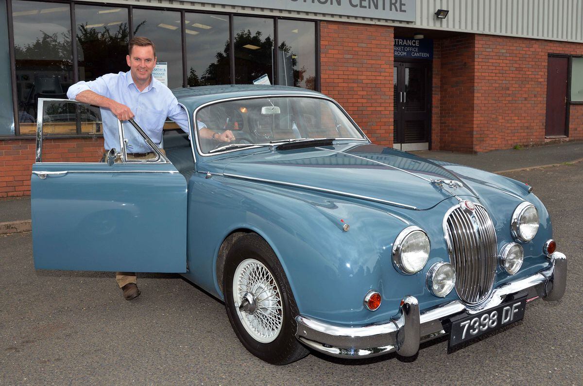 Mark Littleford and his 1963 Jaguar Mk 2