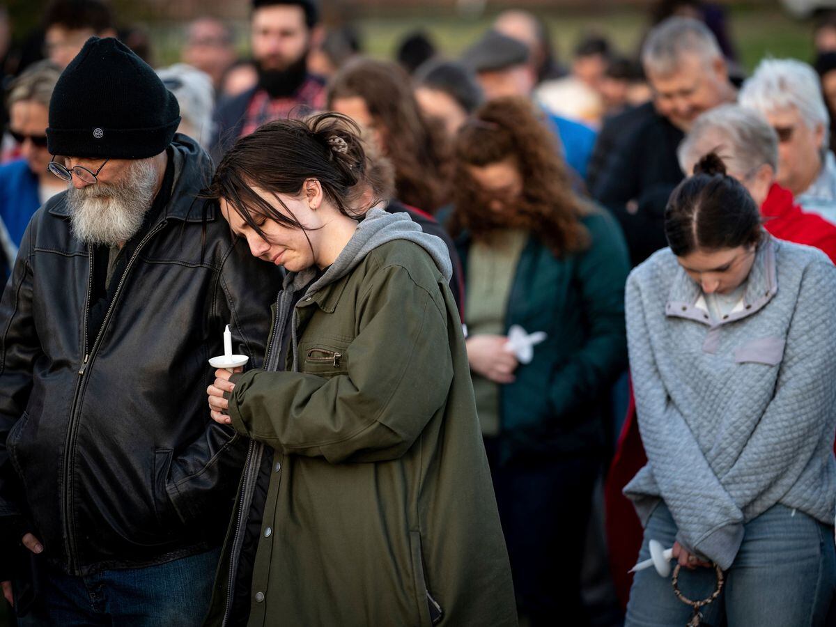 Nashville School shooting vigil