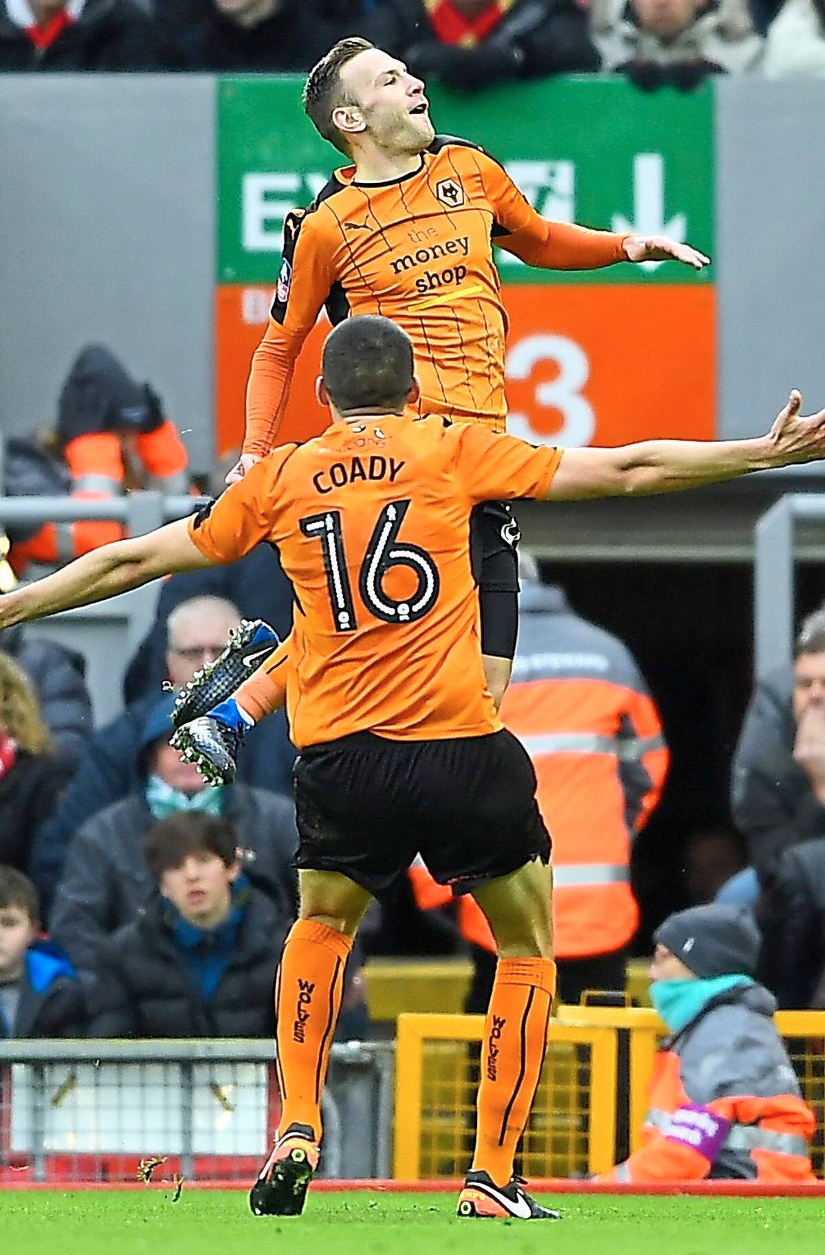 Andreas Weimann scored the winner in Wolves’ most recent Anfield victory