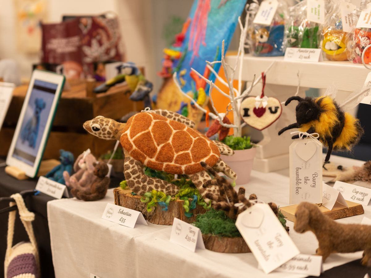 Shropshire's crafters turned out in droves to sell their wares for the community group