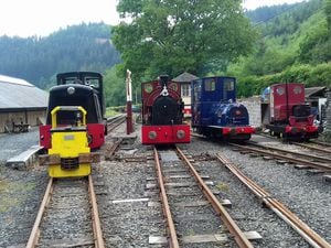 The locomotives at Corris Railway