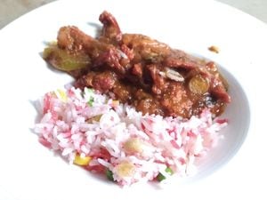 claypot chicken with basmati rice