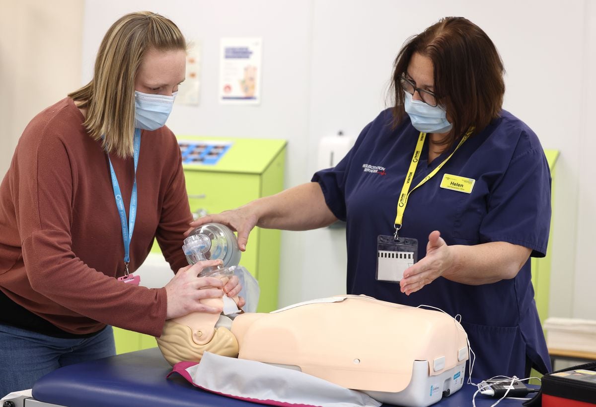 Healthcare workers receive training to improve their skills