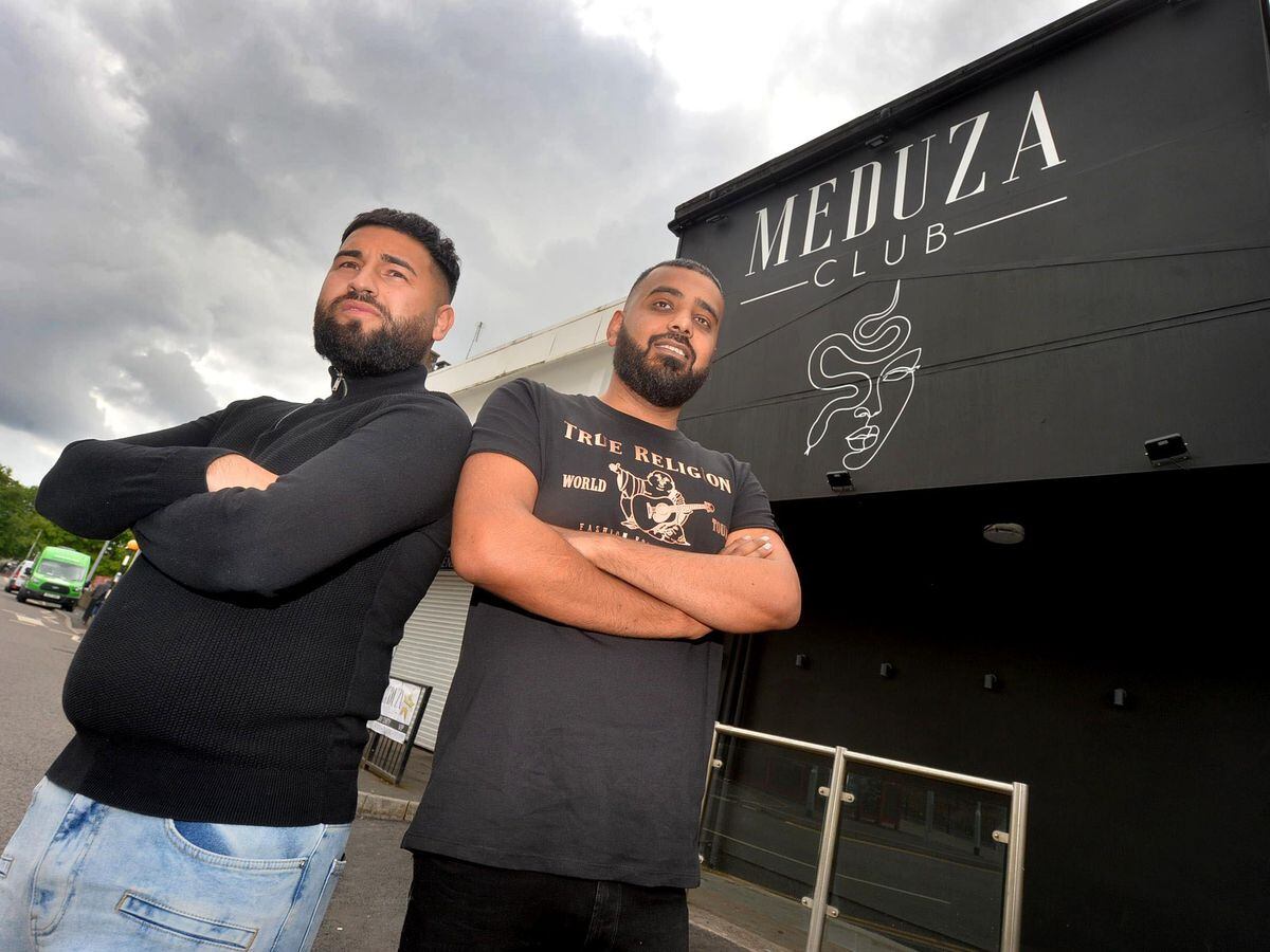 Hazim Owens (left) and Aquib Janjua (right) - owners of Meduza nightclub