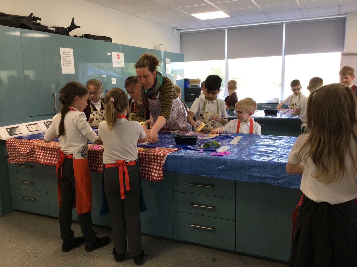 Year 3 pupils get creative at Ludlow Primary School