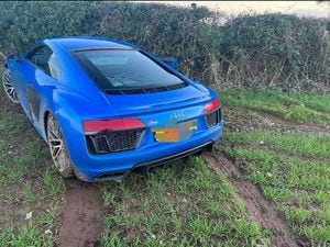 The Audi R8 was found just a quarter of an hour after it was stolen
