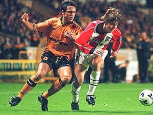Green in action for Wolves against Sheffield United’s Wayne Quinn