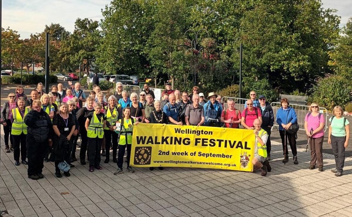 Members of the Wellington Walkers are Welcome group