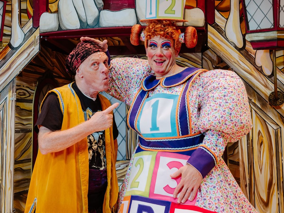 Eric Smith and Brad Fitt ahead of the opening of the Panto Adventures of Peter Pan