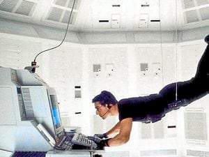 Balancing act – Tom Cruise in Mission Impossible