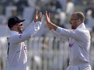 England made inroads into the Pakistan batting line-up, taking three wickets as the hosts reached 298 at lunch
