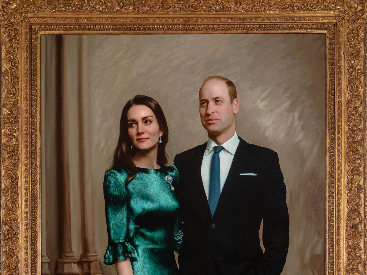 A new portrait of the Duke and Duchess of Cambridge painted by Jamie Coreth
