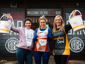 Three ladies from Shropshire are taking on the London Marathon this year, to do so they each need to raise £2,000. They are holding a fundraiser this weekend at Shifnal REDS Sports Bar. In Picture L>R: Amy Dickin (raising for Headway), Holly Dodd (raising for Alzheimer's Research) and Lisa Nickless (raising for Compton Care).
