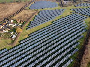 A similar solar farm at Wheat Leasows in Telford