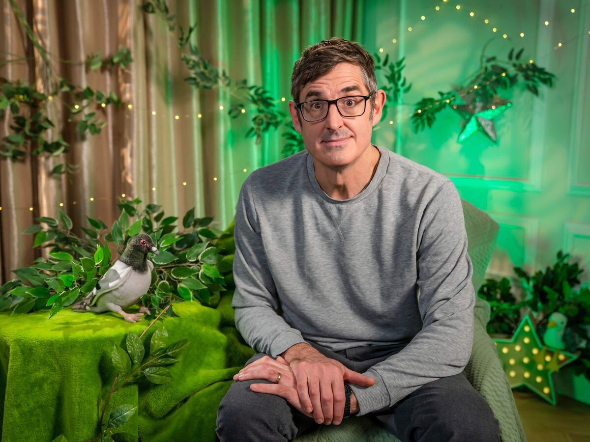 Louis Theroux will read Peggy the Always Sorry Pigeon by Wendy Meddour (Steve Lake/BBC)