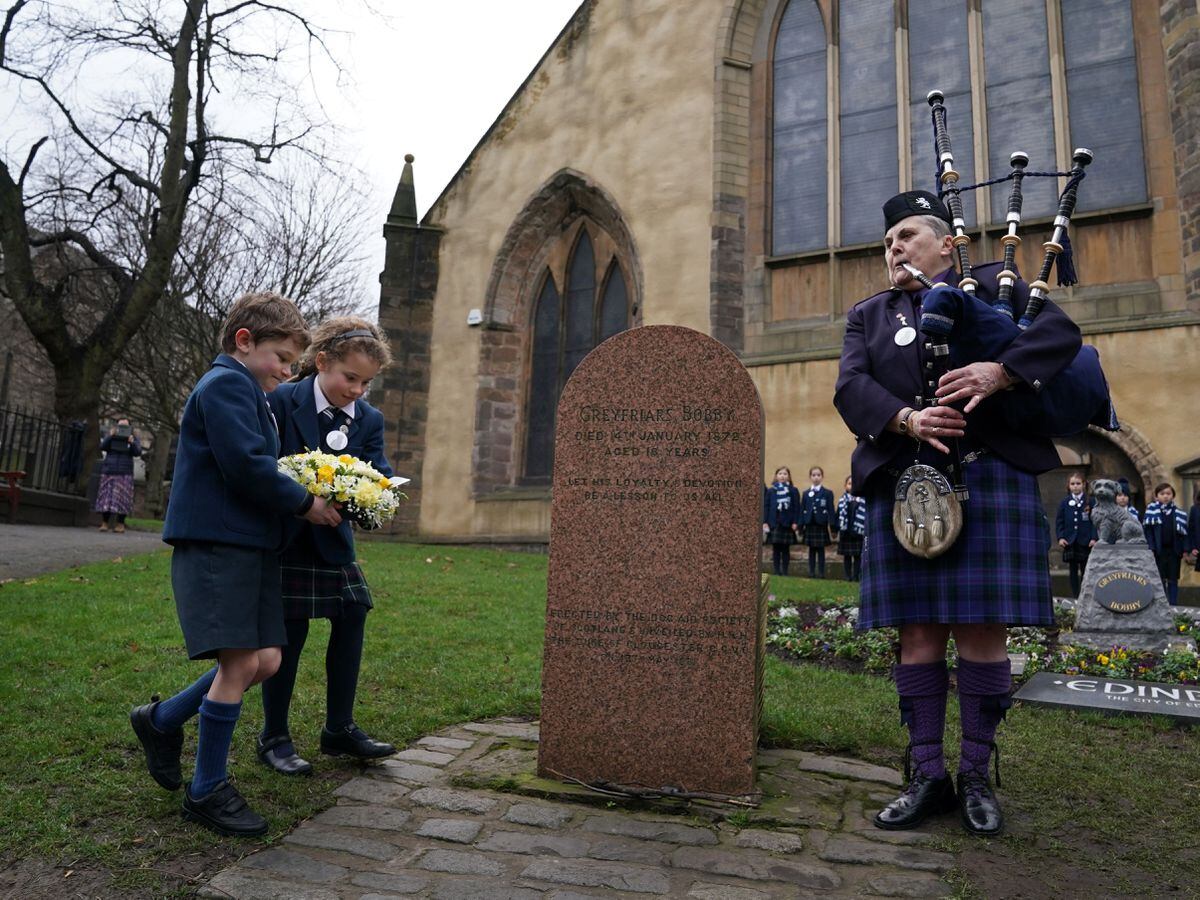 Greyfriars Bobby's death marked