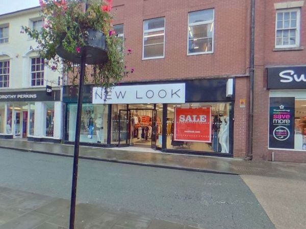 Oswestry's New Look will close next month. Picture: Google Streetview