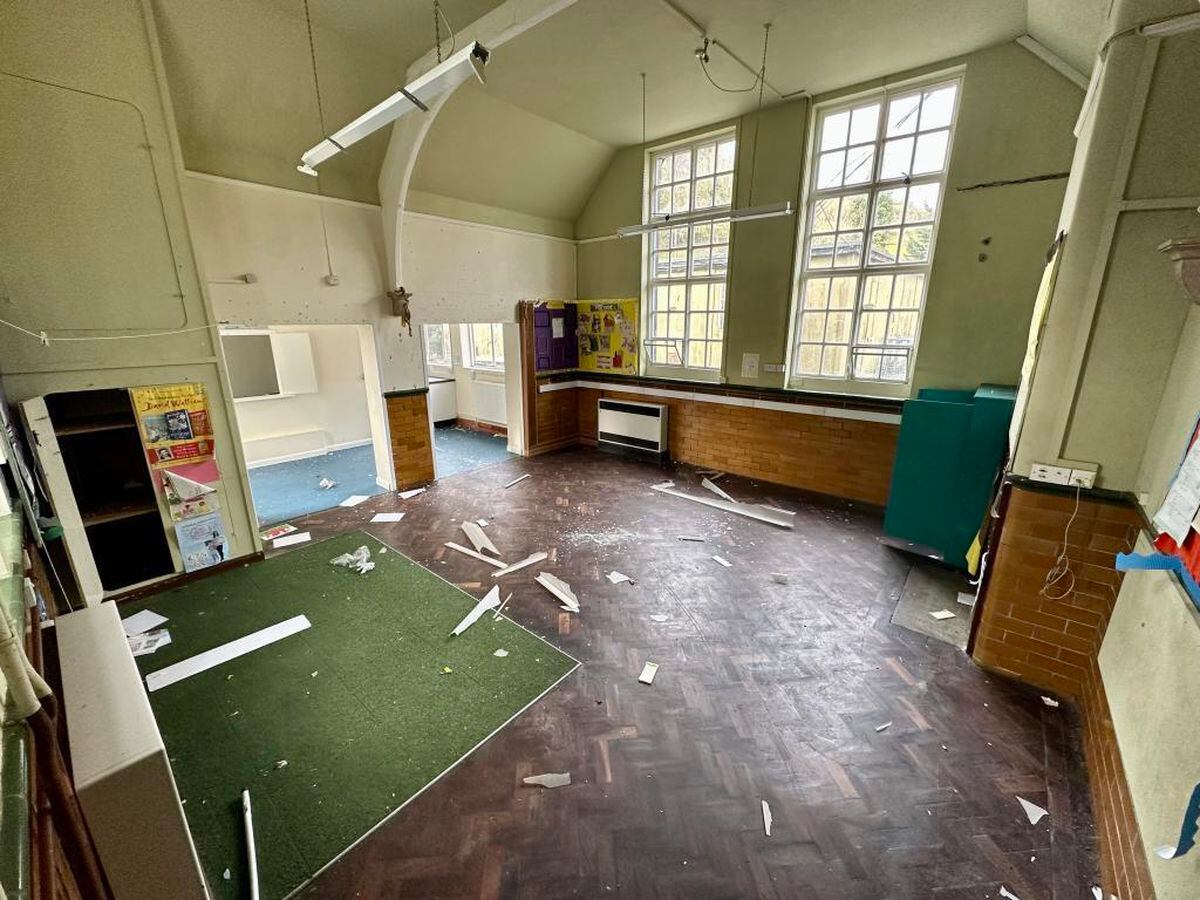 The main hall is in need of some TLC. Picture: Rightmove