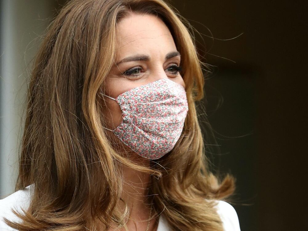 Kate wears face mask for first time during charity visit | Shropshire Star