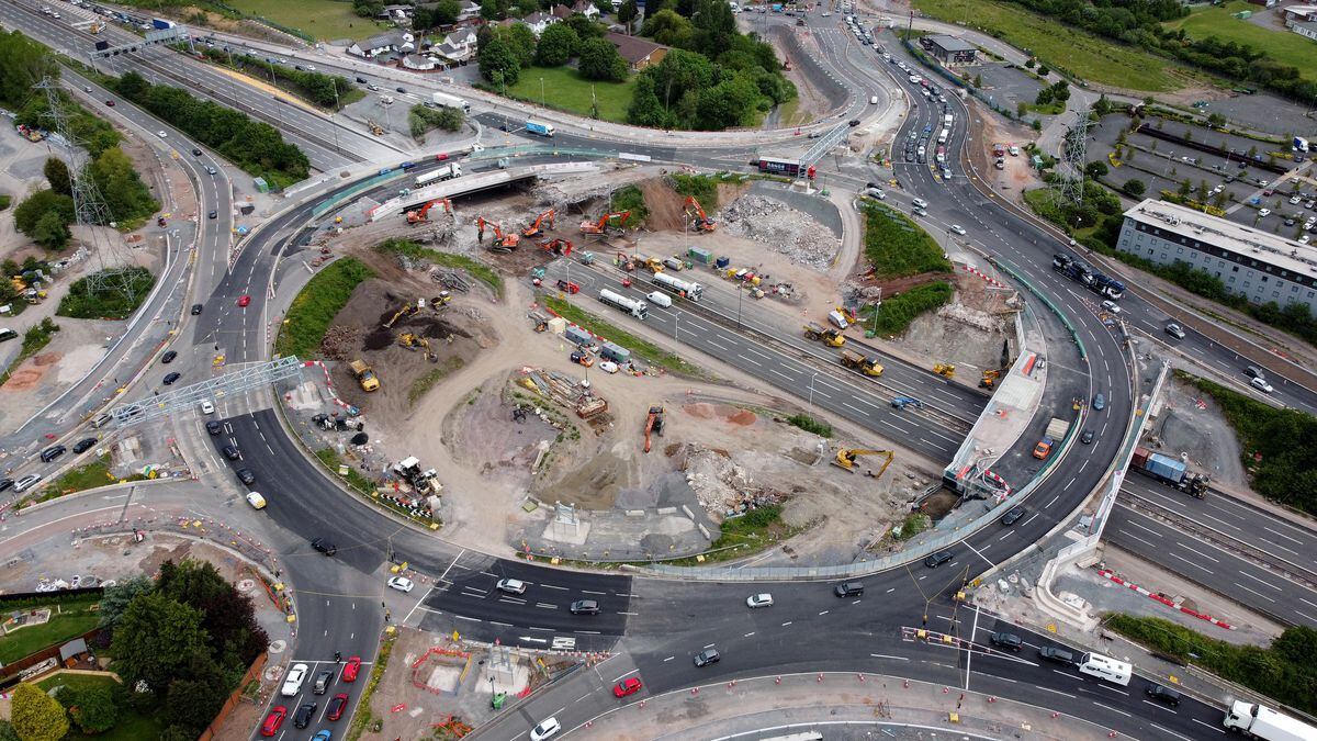 Previous bridges at the junction were demolished earlier this year