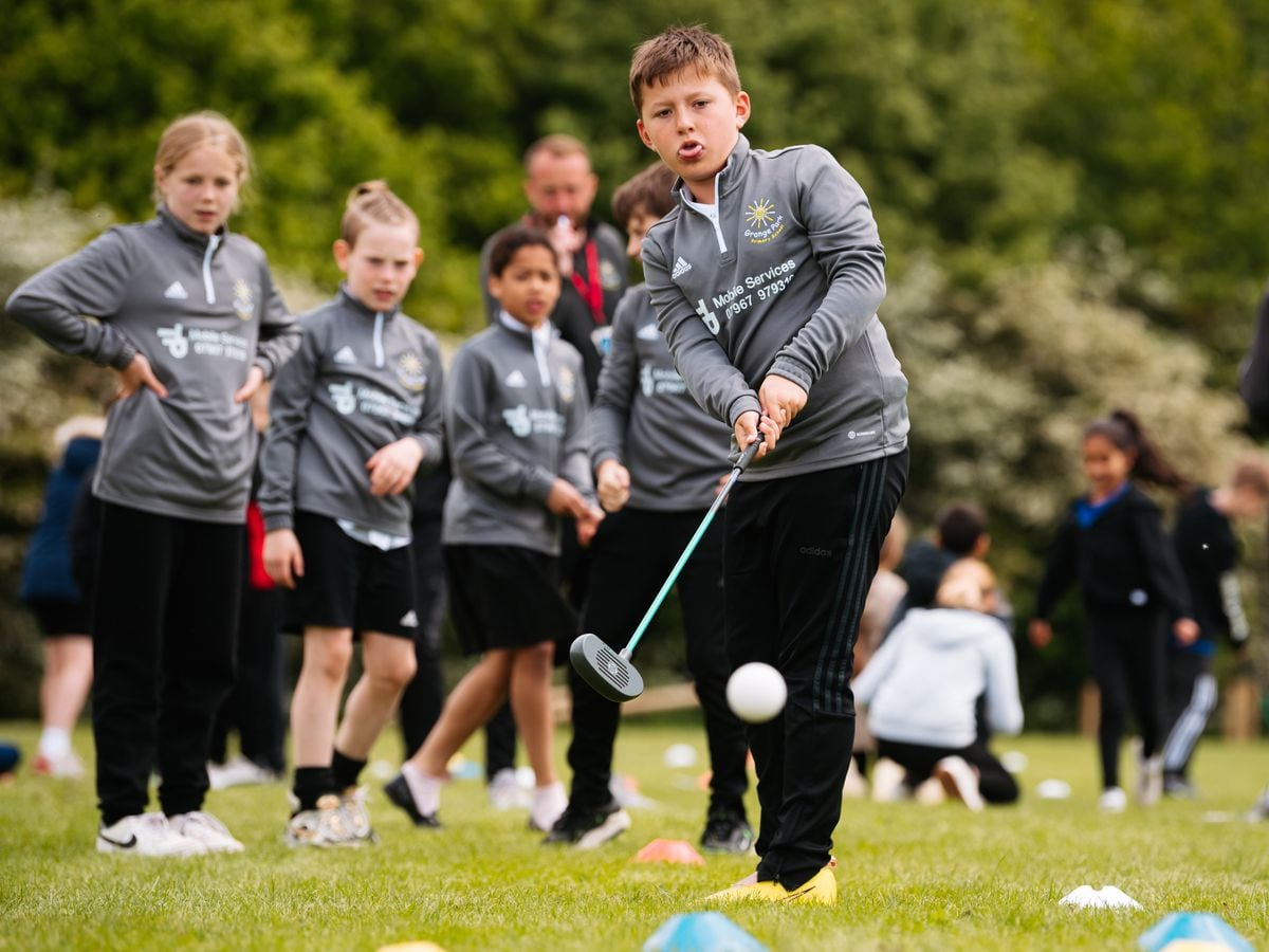 Primary school pupils have been taking part in a golf festival at Telford College