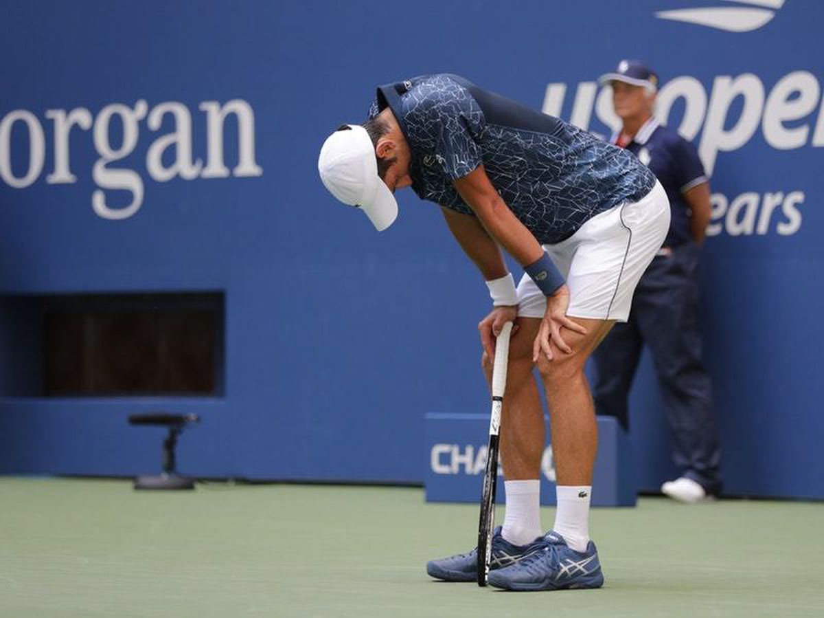 Novak Djokovic struggles in brutally hot conditions in New York