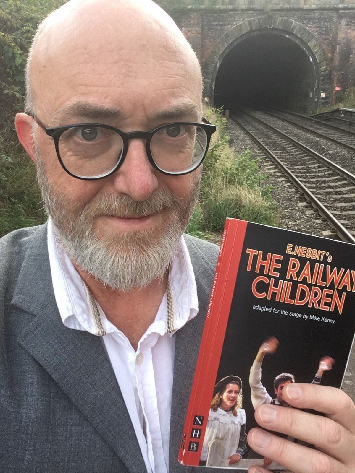Peter Hayter, director of The Railway Children, complete with script and tunnel