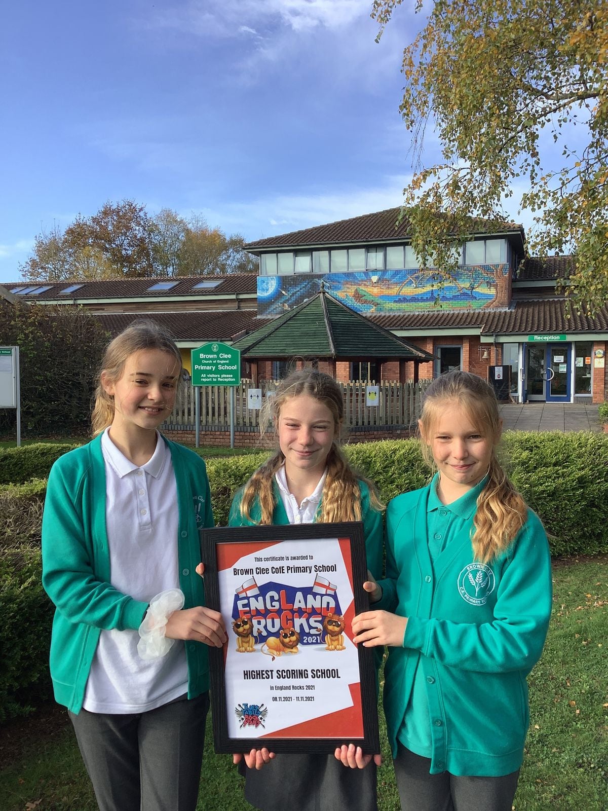 Brown Clee CE Primary School pupils win first place in a nationwide times tables competition